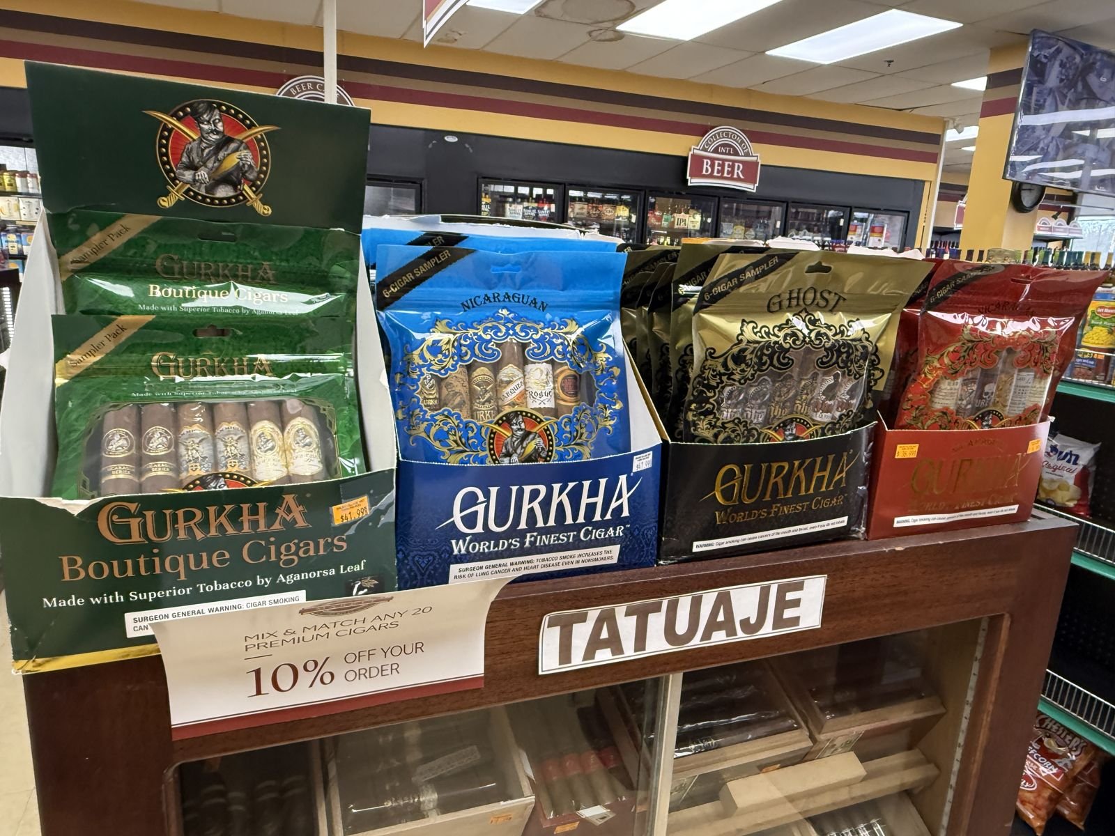 Cigars at Salem Village Market