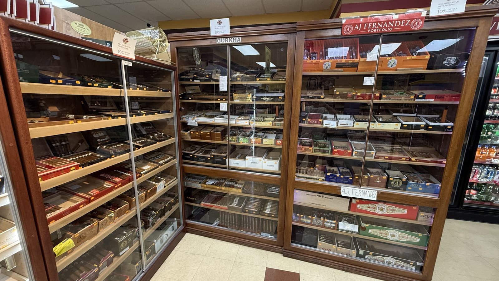 Cigars at Salem Village Market