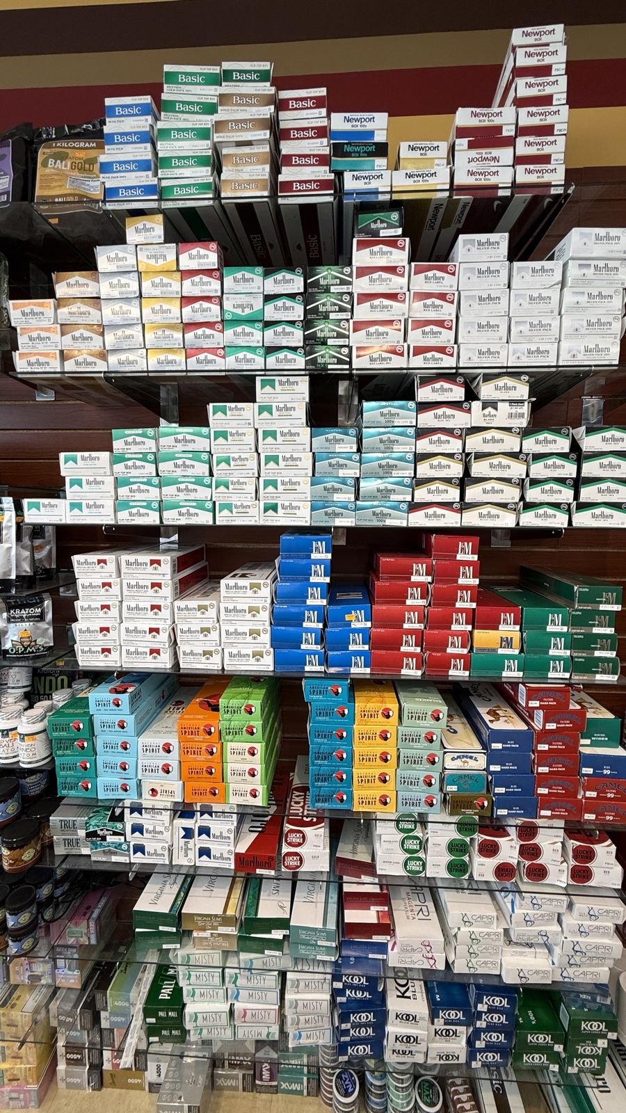 Cigarettes & Tobacco at Salem Village Market