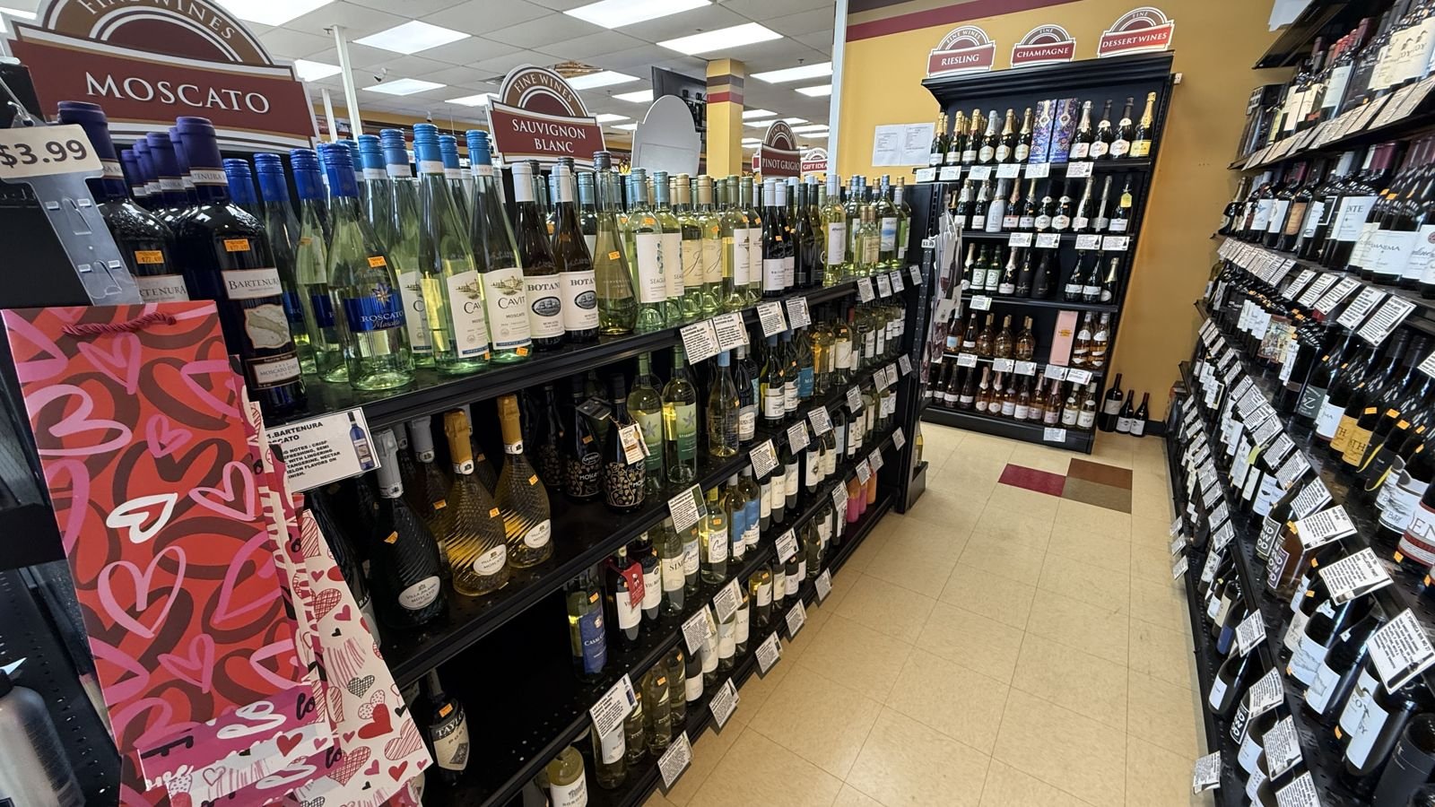 The wine aisle